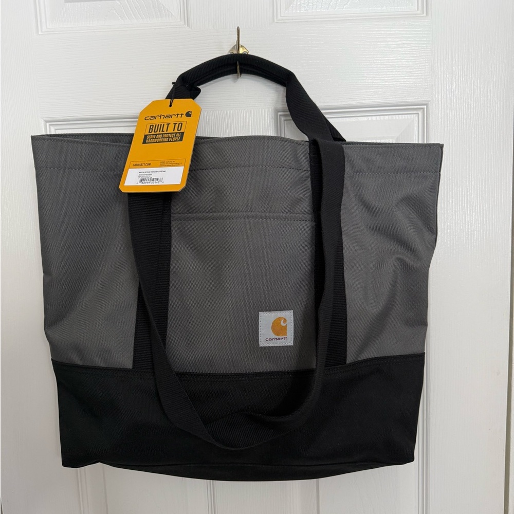 Carhartt Black and Gray 18l Classic Open Tote